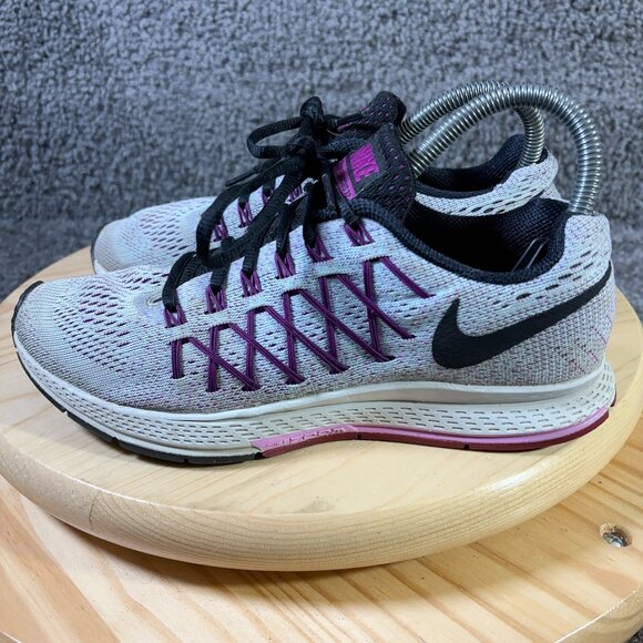 Nike Zoom Pegasus 32 Running Shoe Womens Size 7 Fabric Gym Training Sneakers - Picture 1 of 7